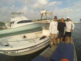 Extreme Fisherman team gets ready for filming.