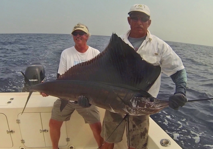 Now that is a big Guatemala sailfish.