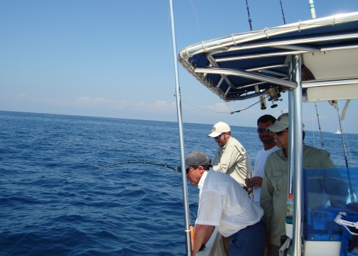  Sailfishing on the Que Vela! in Guatemala.