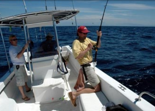  Sailfishing on the Que Vela! in Guatemala.