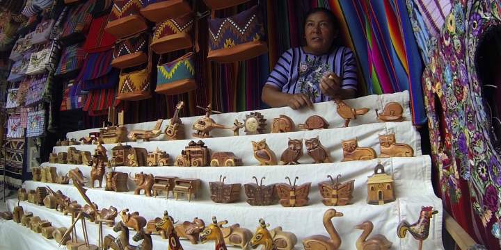 Touring the villages in Guatemala.