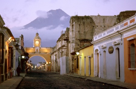 Touring the villages in Guatemala.