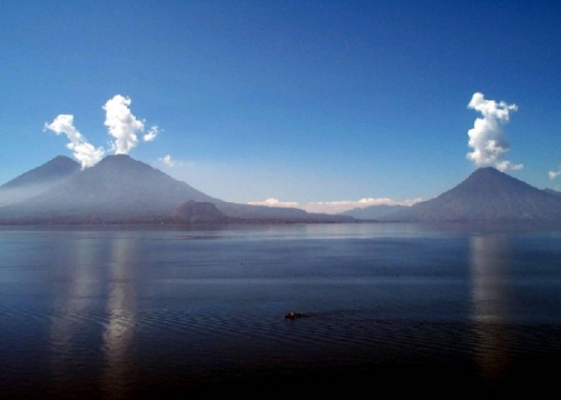 Touring the villages in Guatemala.