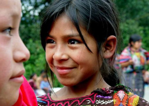 Gualemalan child with beautiful smile.