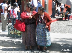 Touring the villages in Guatemala.