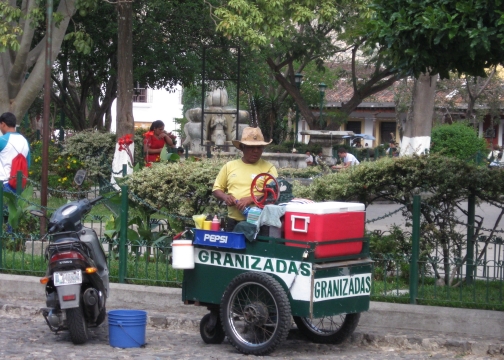 Touring the villages in Guatemala.